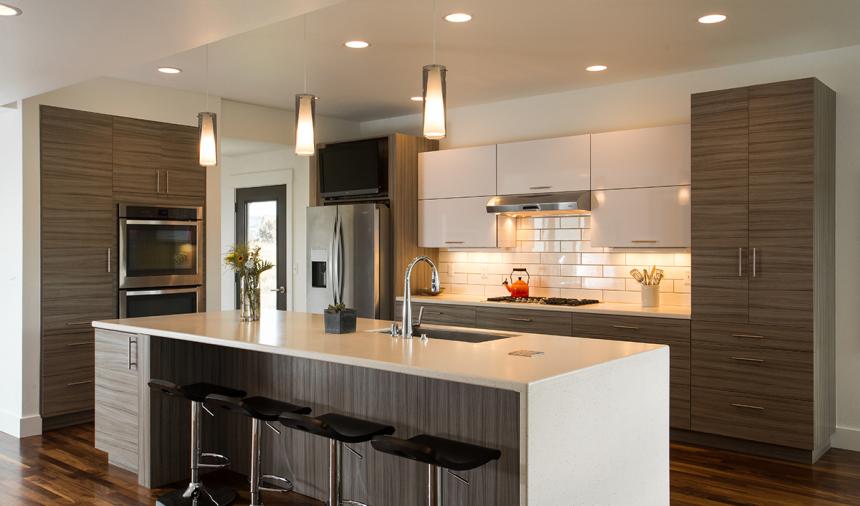 rustic modern kitchen