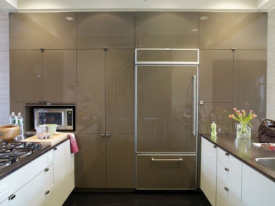 high gloss kitchen cabinets