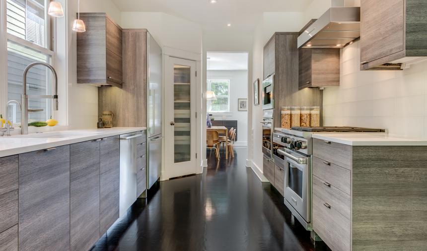 rustic modern kitchen