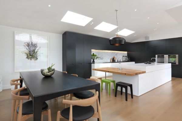 modern kitchen island