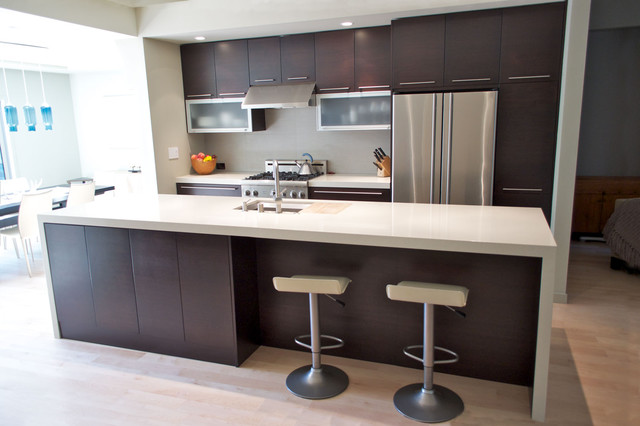 modern kitchen island