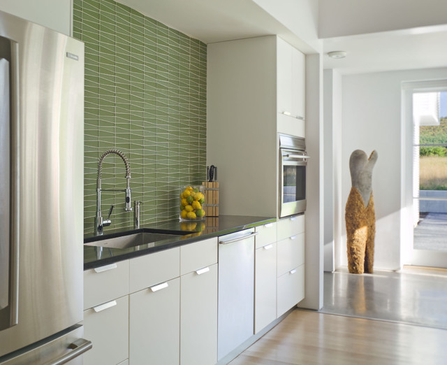 Modern White Kitchen Cabinets